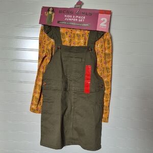 BCBG Girls Jumper With Shirt Set